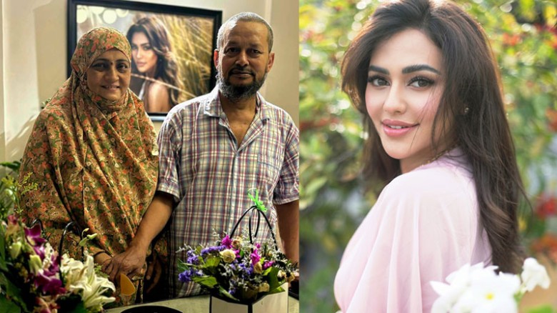 বাবা-মাকে নিয়ে নুসরাত ফারিয়ার আবেগঘন বার্তা!