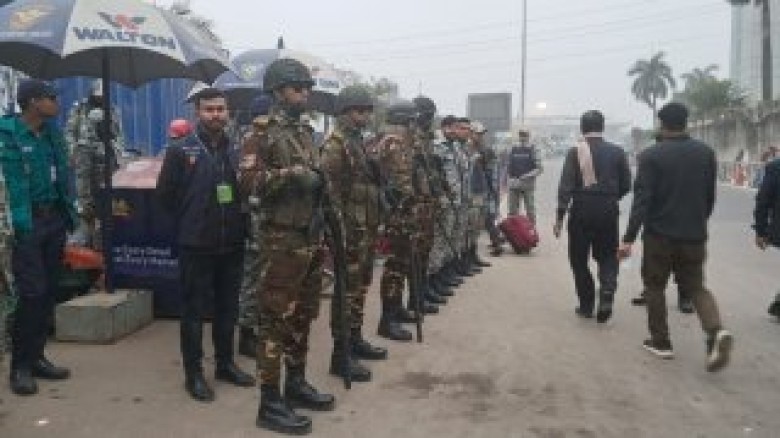 তারেক রহমানের প্রত্যাবর্তন ঘিরে নিরাপত্তার চাদরে বিমানবন্দর